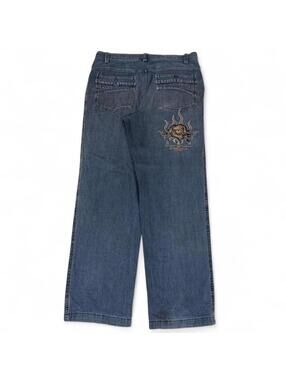 Sina Cova vintage Unique shade embroidery work denim jeans